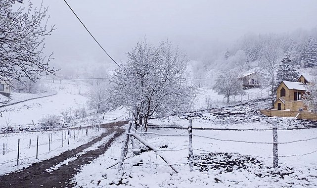 Sakarya'nın yüksek kesimlerinde kar etkili oluyor