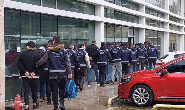 Samsun merkezli 'change' araç operasyonunda 9 kişi tutuklandı