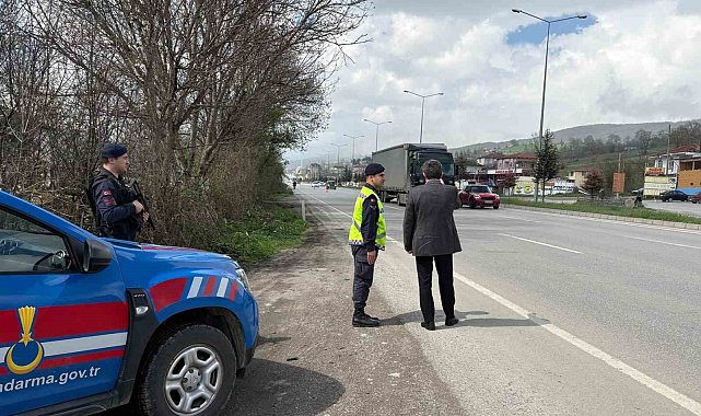 Samsun Valisi trafik denetiminde