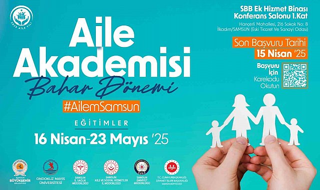 Samsun'da 'aile akademisi eğitim programı' başlıyor