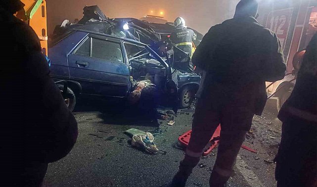 Samsun'da feci kaza: 5 ölü