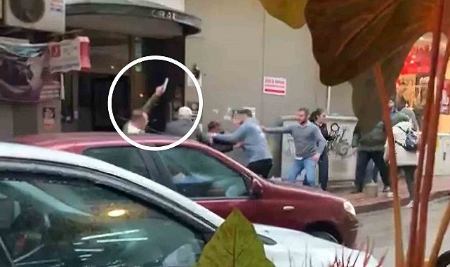 Samsun'da kavgayı ayırmak isteyen uzman çavuş havaya ateş açtı