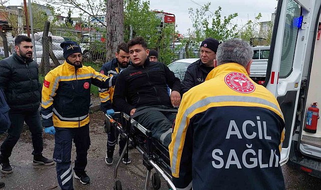 Samsun'da motosiklet ile otomobil çarpıştı: 1 yaralı