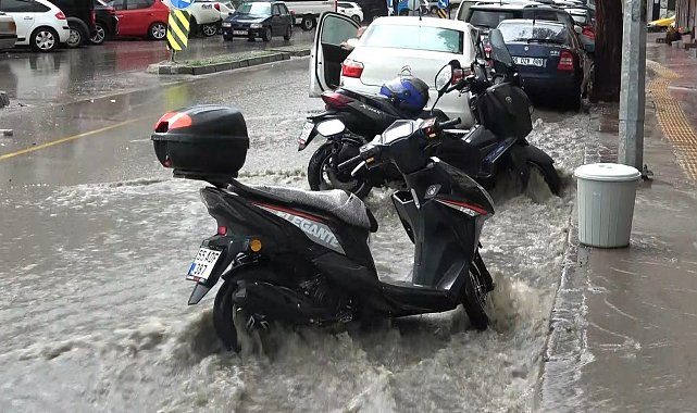 Samsun'da sağanak ve dolu hayatı olumsuz etkiledi