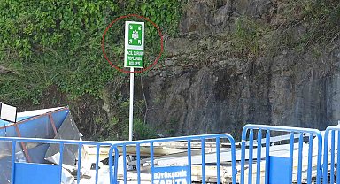 Samsun'daki heyelan faciasında dikkat çeken 'toplanma alanı' tabelası