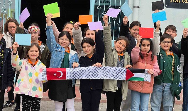 Samsun'dan UNICEF'e 55 mektupluk 'barış' çağrısı