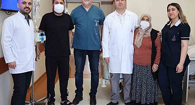 SANKO Üniversitesi Hastanesi'nde anneden oğluna ikinci hayat