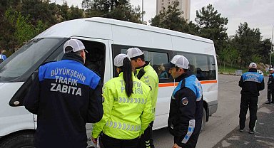 Şanlıurfa'da personel servis araçlarına denetim