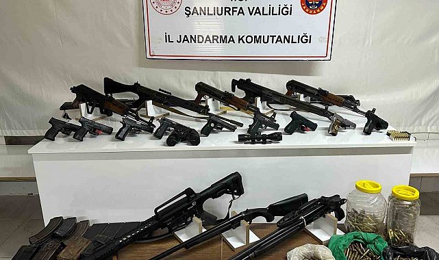 Şanlıurfa'da silah kaçakçılığı operasyonu: 22 gözaltı