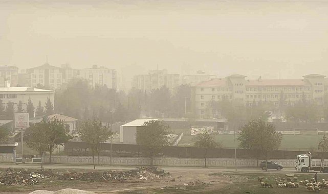 Şanlıurfa'da ve ilçelerinde toz taşınımı hayatı olumsuz etkiliyor