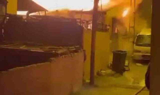 Sarıyer'de gecekondu yangını: 1 yaralı