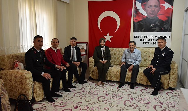 Şehit ailelerine ziyaret