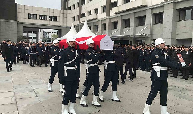 Şehit bekçi için İstanbul Emniyetinde tören düzenlendi