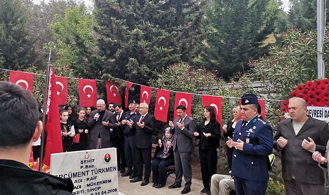 Şehit Binbaşı Ercüment Türkmen dualarla anıldı