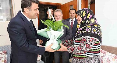 Şehit Binbaşı Mithat Çolak'ın ailesine ziyaret