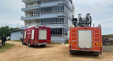 Serik'te apartman dairesinde çıkan yangın korkuttu