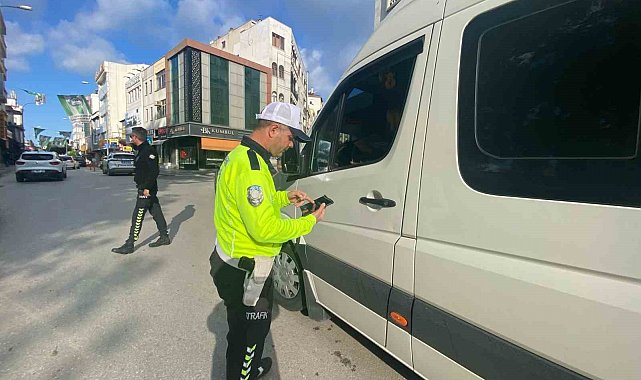 Serik'te öğrenci servisleri denetlendi