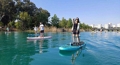 Seyhan Nehri'nde kano keyfi