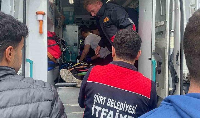 Siirt'te trafik kazası: 2 yaralı