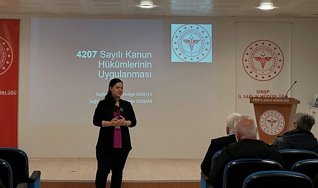 Sinop'ta işletmelere kapalı alanlarda tütün kullanımına karşı uyarı