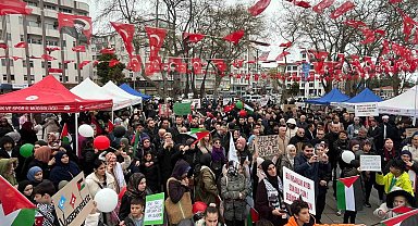 Sinop'ta "Gazze Ölüyor Ayağa Kalk" programı