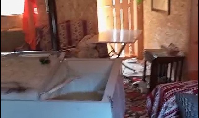 Sis Dağı Yaylası'nda ayıların yayla evlerindeki talanı sürüyor