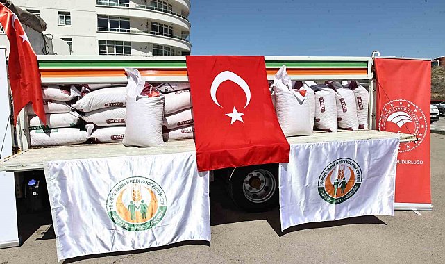 Sivas'ta çiftçilere 285 ton nohut tohumu dağıtıldı