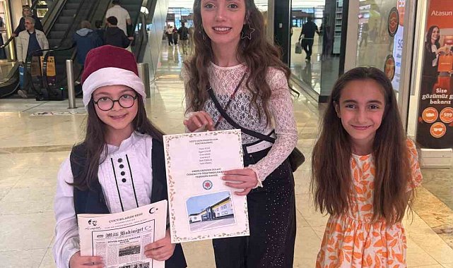 Sivas'ta minikler, 23 Nisan'ı kendi şiirleri ve gazeteleri ile kutladı