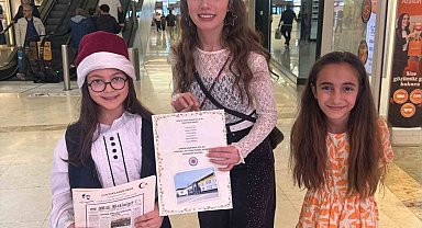 Sivas'ta minikler, 23 Nisan'ı kendi şiirleri ve gazeteleri ile kutladı