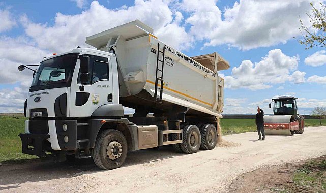 Siverek'te yol çalışmalarıyla ulaşım konforu artıyor