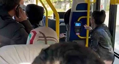 Şoförün yolcu seçmesi tartışmaya sebep oldu