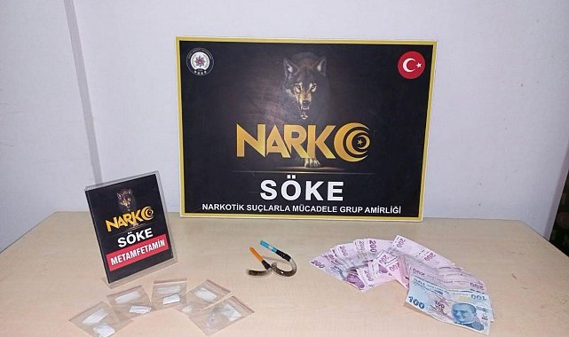 Söke'de narkotik polisleri uyuşturucuya geçit vermedi