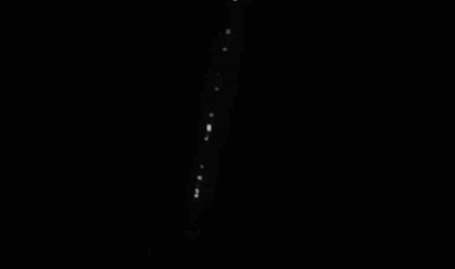 Starlink uyduları Yüksekova'da görüntülendi