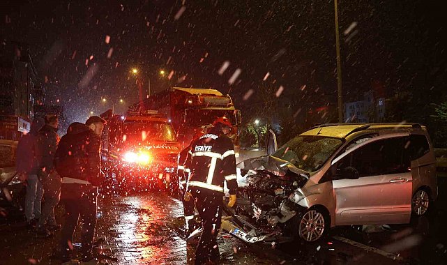 Su birikintisi kazaya neden oldu: 1 yaralı