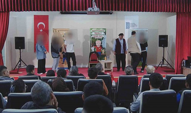 Suça sürüklenen çocuklar tiyatro ile buluştu