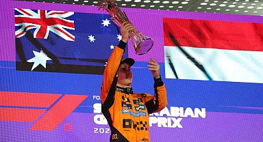 Suudi Arabistan'da kazanan Oscar Piastri