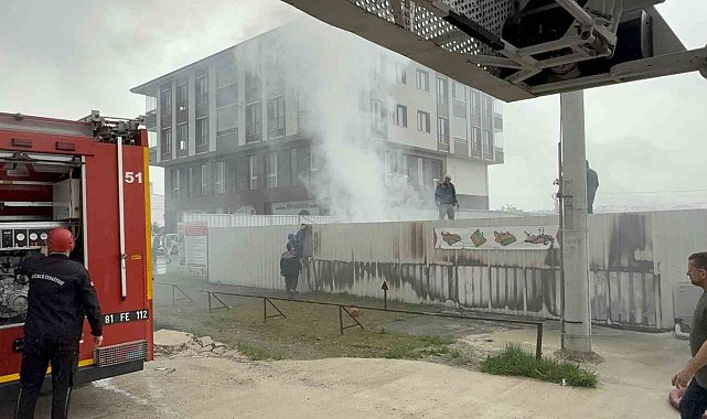 Tarım ürünleri satan firmanın deposunda yangın