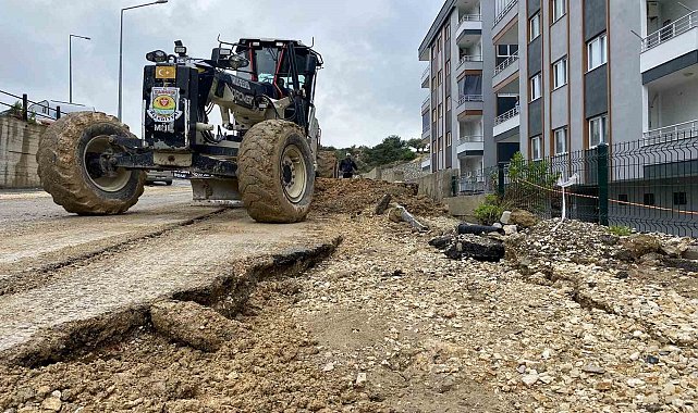 Tarsus Belediyesinden yağış sonrası hızlı müdahale