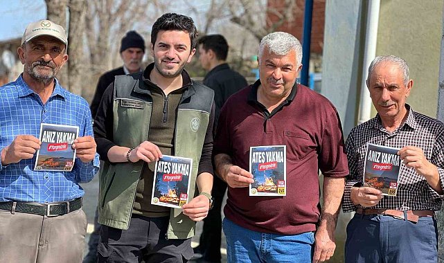 Taşova'da ekiplerden orman yangınları konusunda bilgilendirme: "Bir kıvılcım her şeyi kül edebilir"