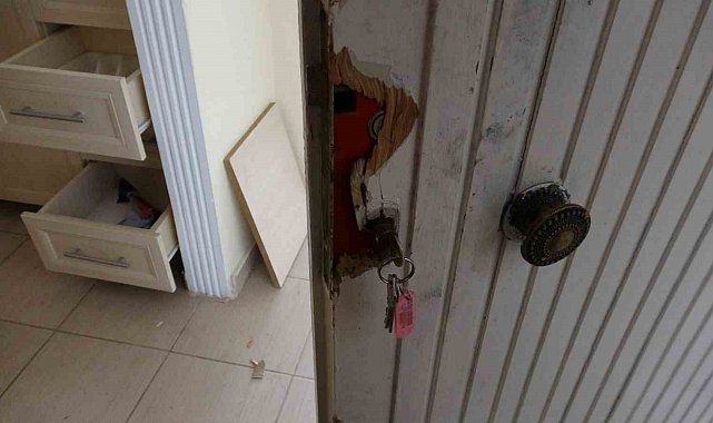 Tatil yapıp, yazlık daireleri soymuşlar