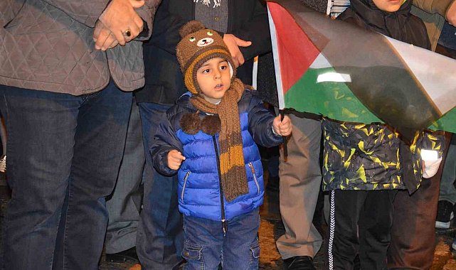 Tatvan'da Gazze'ye destek yürüyüşü düzenlendi