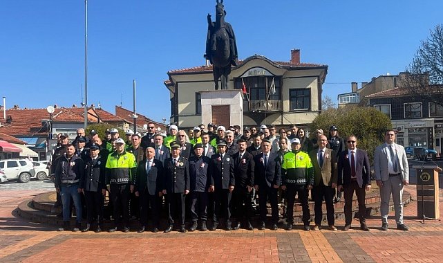 Tavşanlı'da Polis Haftası etkinlikleri çelenk sunumu ile başladı