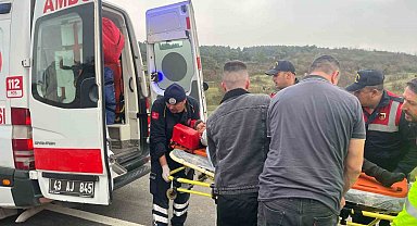 Tavşanlı'da trafik kazası 1 yaralı