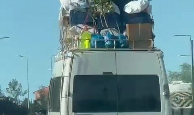 Tehlikeli taşımacılık ve yolculuklar kamerada