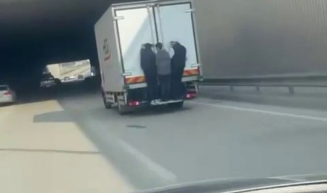 Tehlikeli yolculuk kamerada