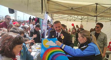 Tekirdağ İl Emniyet Müdürlüğü'nden 23 Nisan'da çocuklara renkli sürpriz