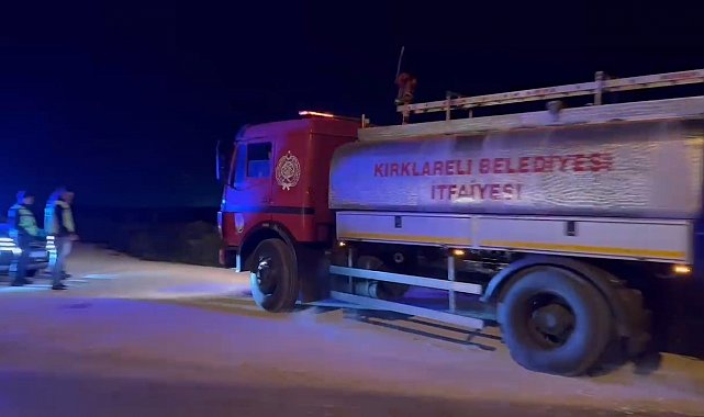 Tekirdağ'da doğalgaz arama kuyusunda gaz kaçağı