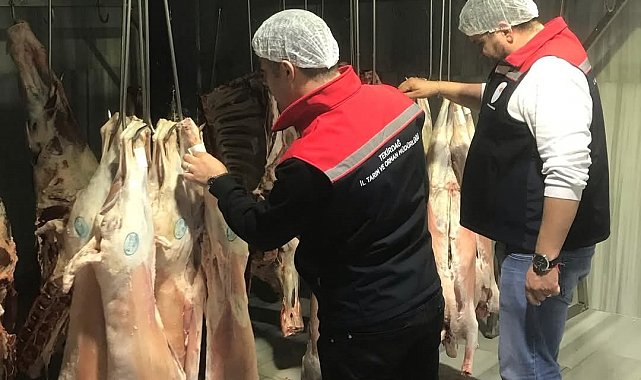 Tekirdağ'da mezbahalarda kapsamlı denetim