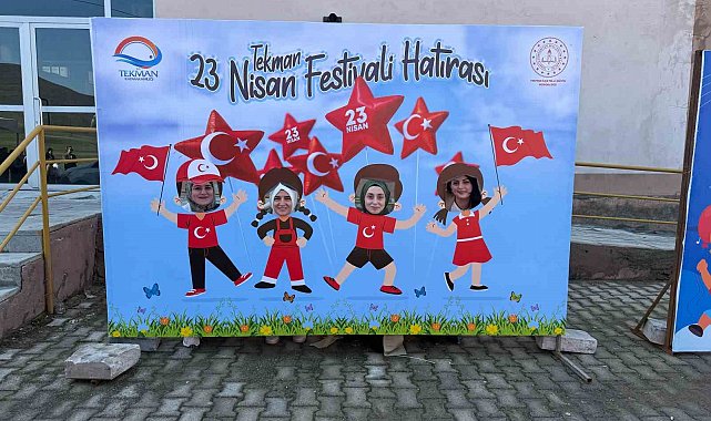 Tekman'da 23 Nisan coşkusu festivale dönüştü