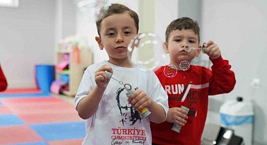 Tepebaşı'nda çocuklar çok mutlu